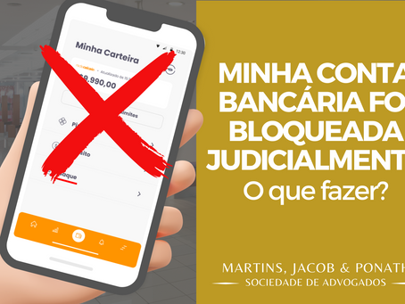 Conta bancária bloqueada