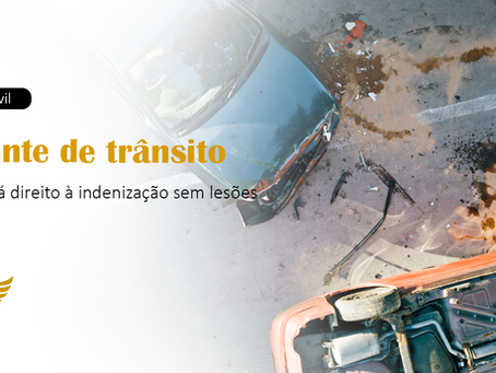 Acidente de trânsito: ficou no prejuízo? Saiba quando você tem direito à indenização mesmo sem lesões