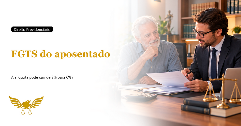 O FGTS do aposentado pode cair de 8% para 6%, mas não para todos?