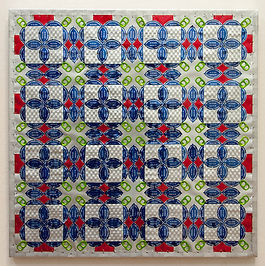 Reflective, post-consumer art, aluminum assemblage, Miranda Herrick, original art Nashville, contemporary art Nashville