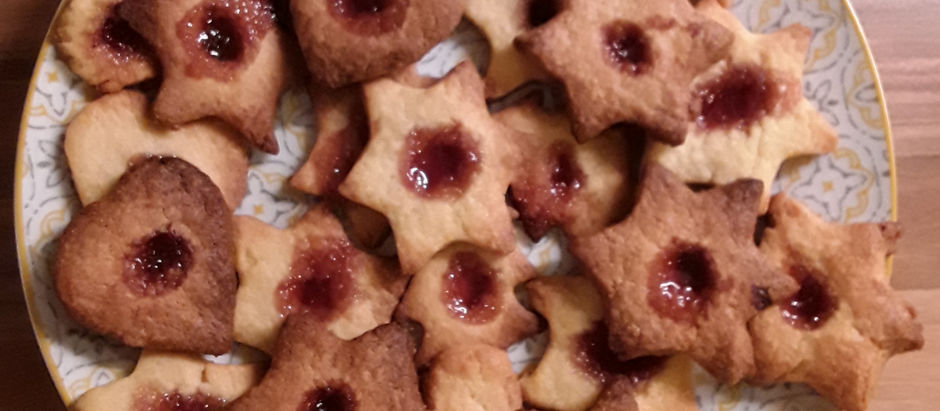Recette -> Engels-Augen (sablé allemand)