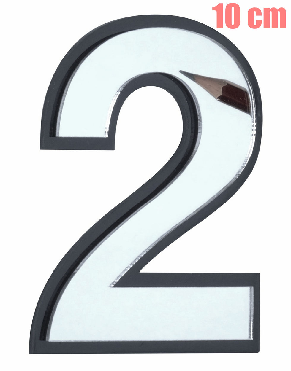 2-3D ESPELHADO - 10 cm