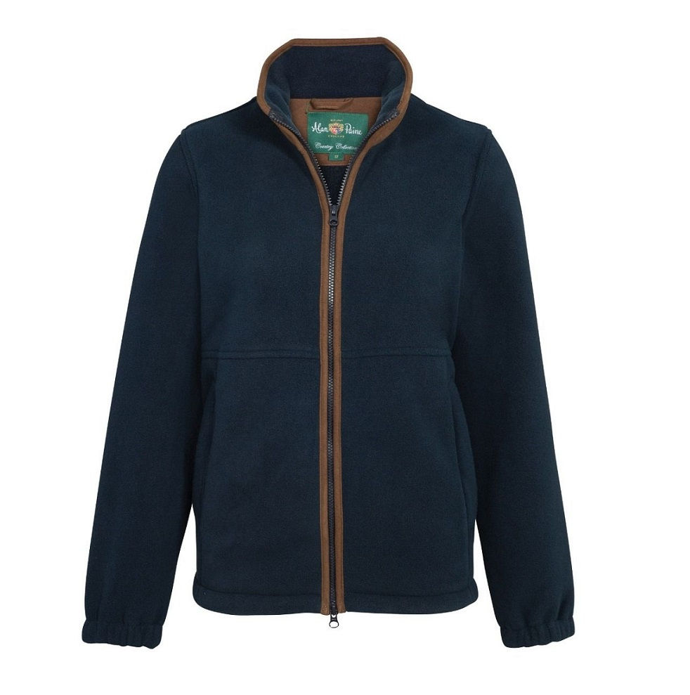 ALAN PAINE LADIES NAVY AYLSHAM FLEECE JACKET