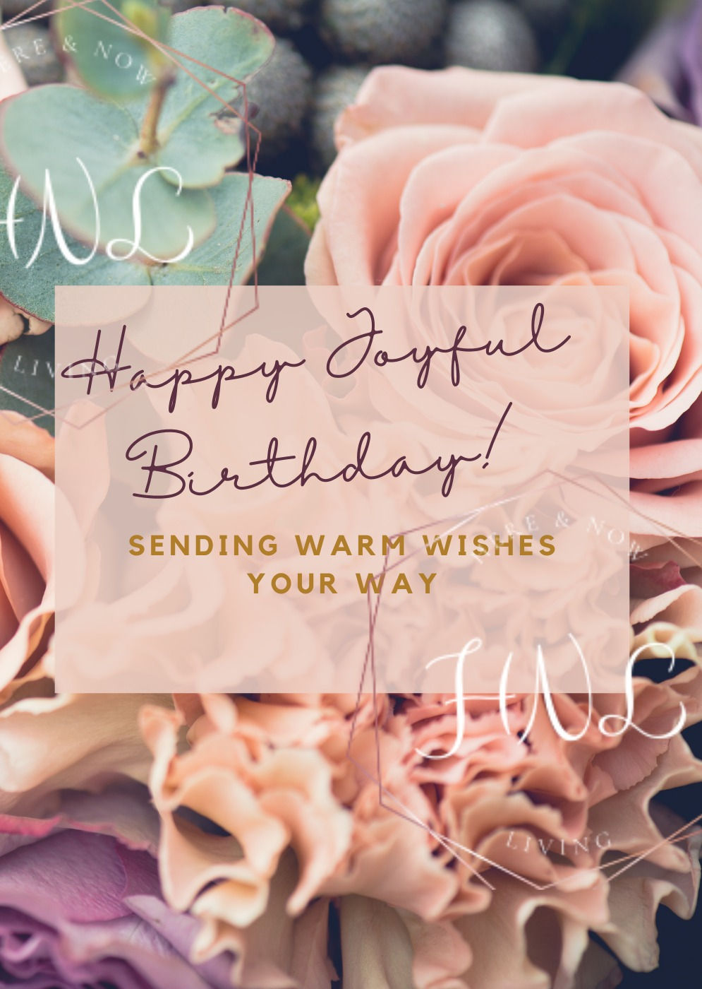 Happy Birthday Roses - Joyful