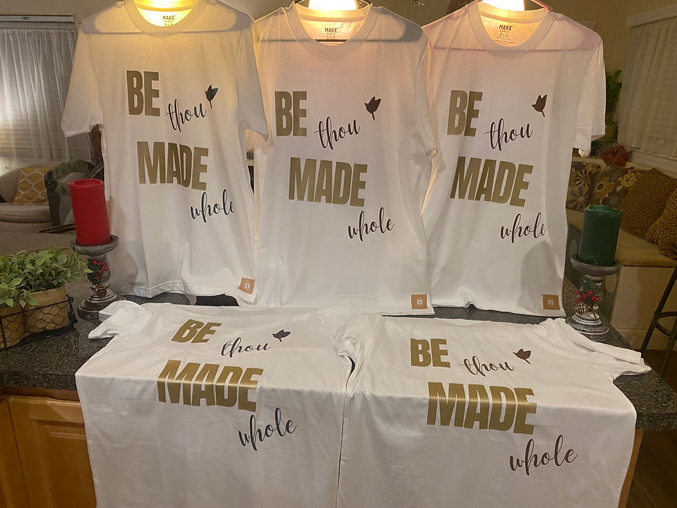 "Be Thou Made Whole" Soft Tees