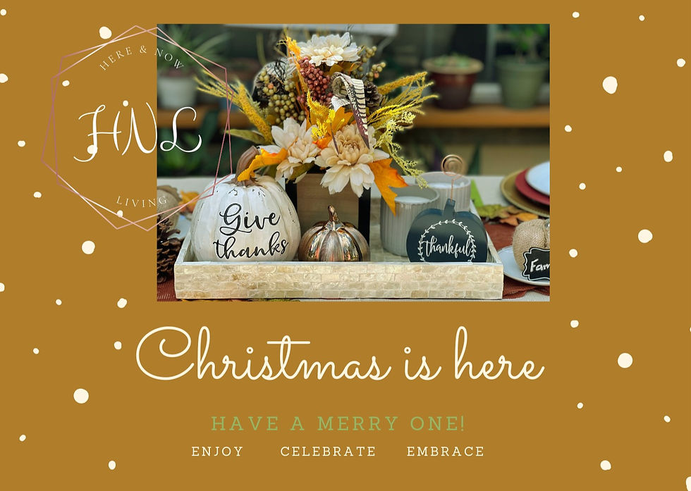 Christmas is Here - Butterscotch