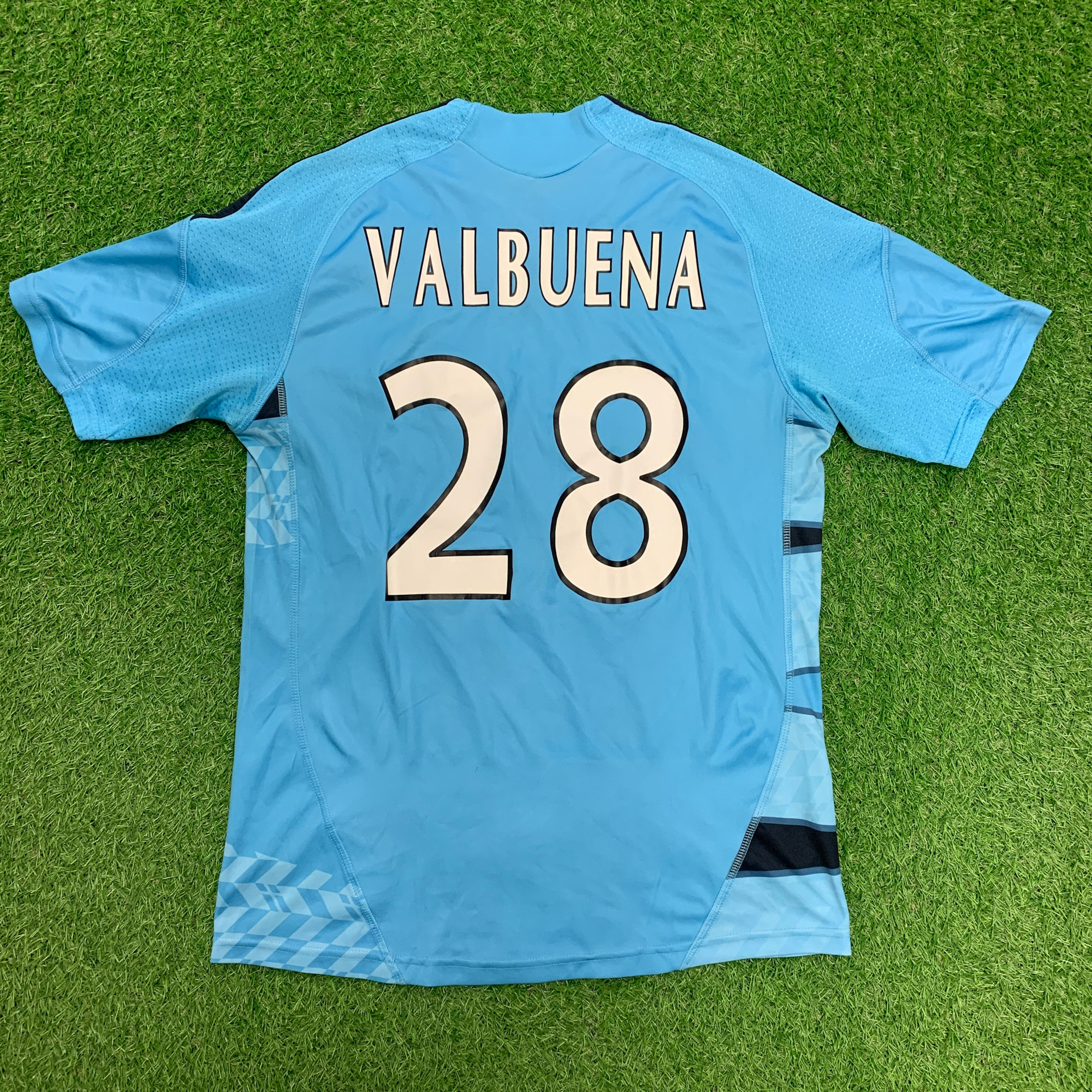 2009/2010 - Olympique Marseille - Heimtrikot - Mathieu Valbuena - Kinder 176 (S)