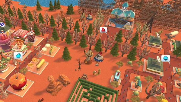 Captura de Rollercoaster Tycoon Adventures - NenicoGames