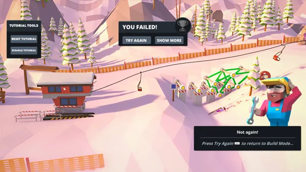 Captura de When Ski Lifts Go Wrong en PC - NenicoGames