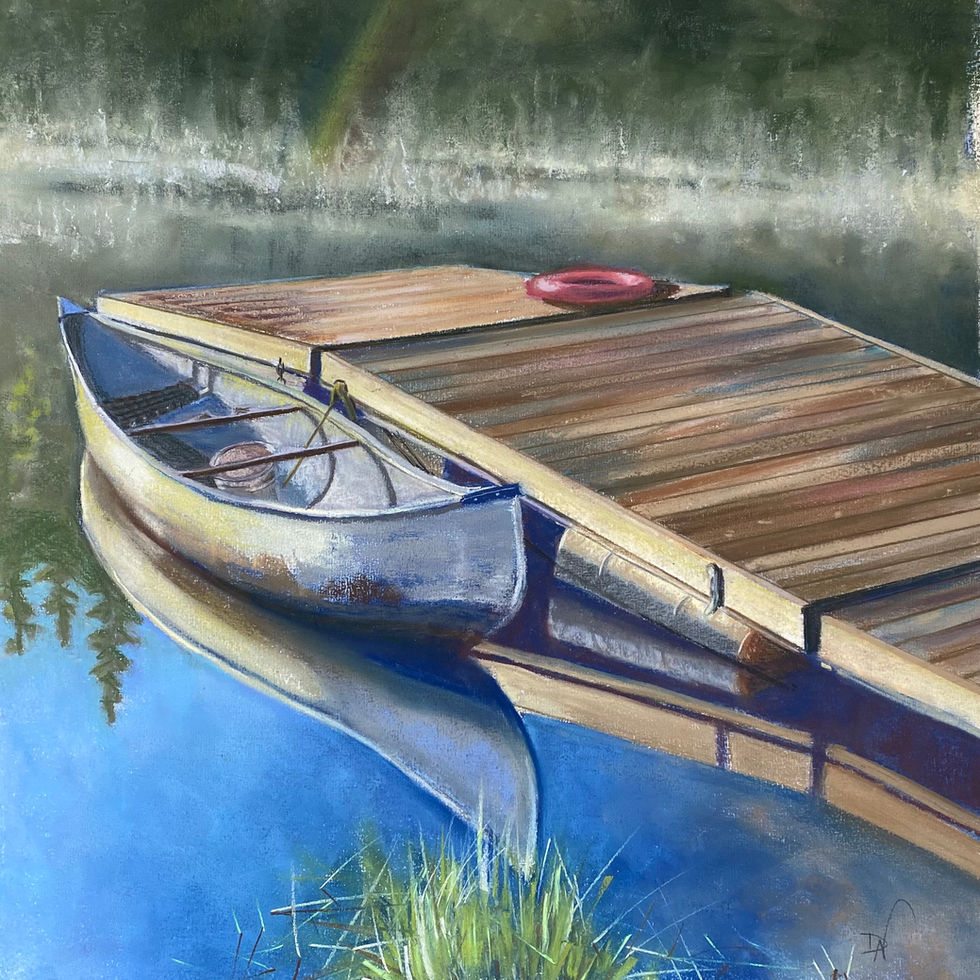Canoe on the Clyde River, Ottawa Vallery