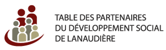 Logo Table des partenaires du développement social de Lanaudière (TPDSL)