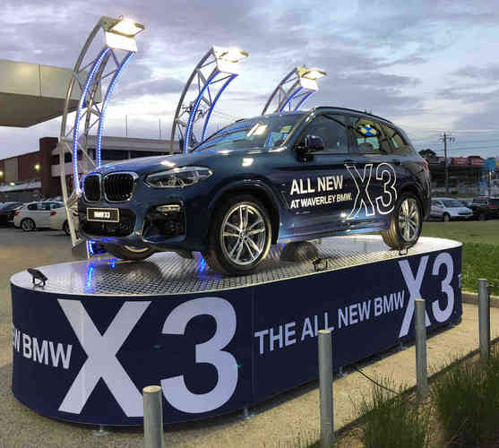 Car Stage Hire Car Display Ramp Hire Car Staging Services