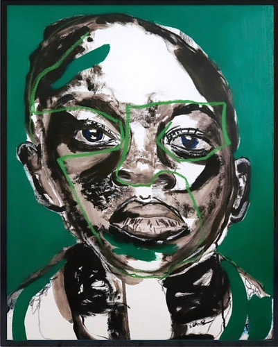 絵画 Gaze Gaze (Original) | The Lemon Seed Project