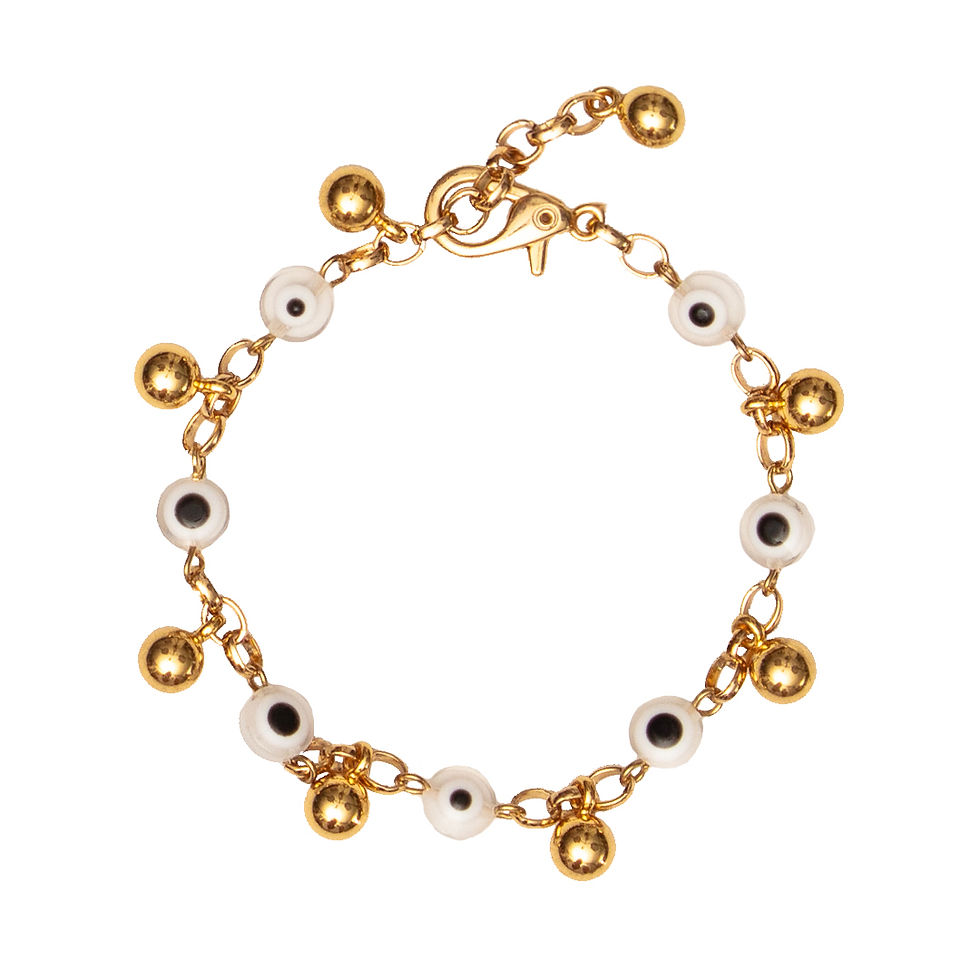 PULSEIRA OLHO GREGO BRANCA