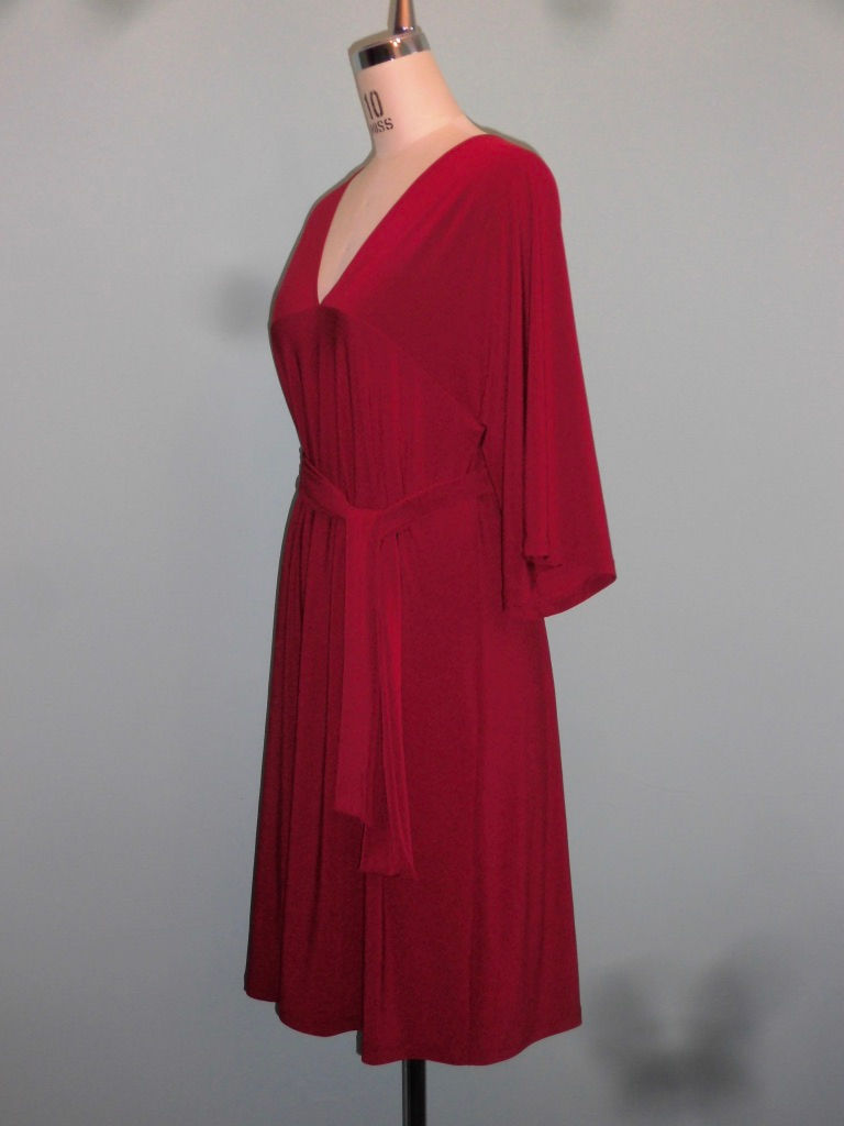 Miniature : Robe fluide manches kimono