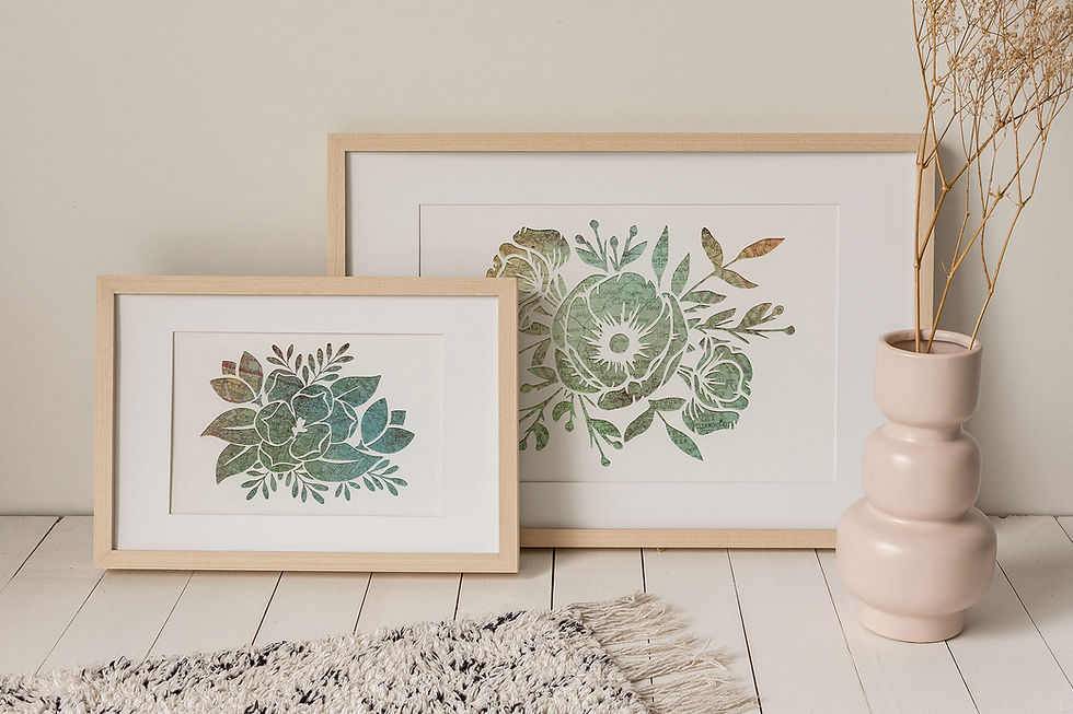Thumbnail: "Magnolia Coordinates" Premium Giclee Fine Art Paper Print