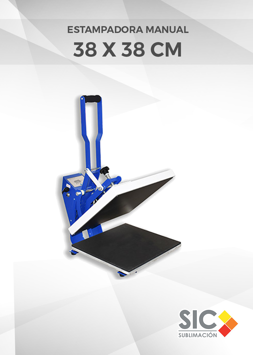 Estampadora manual 38 X 38 cm