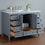Thumbnail: New Yorker 48" Grey Single Sink Vanity