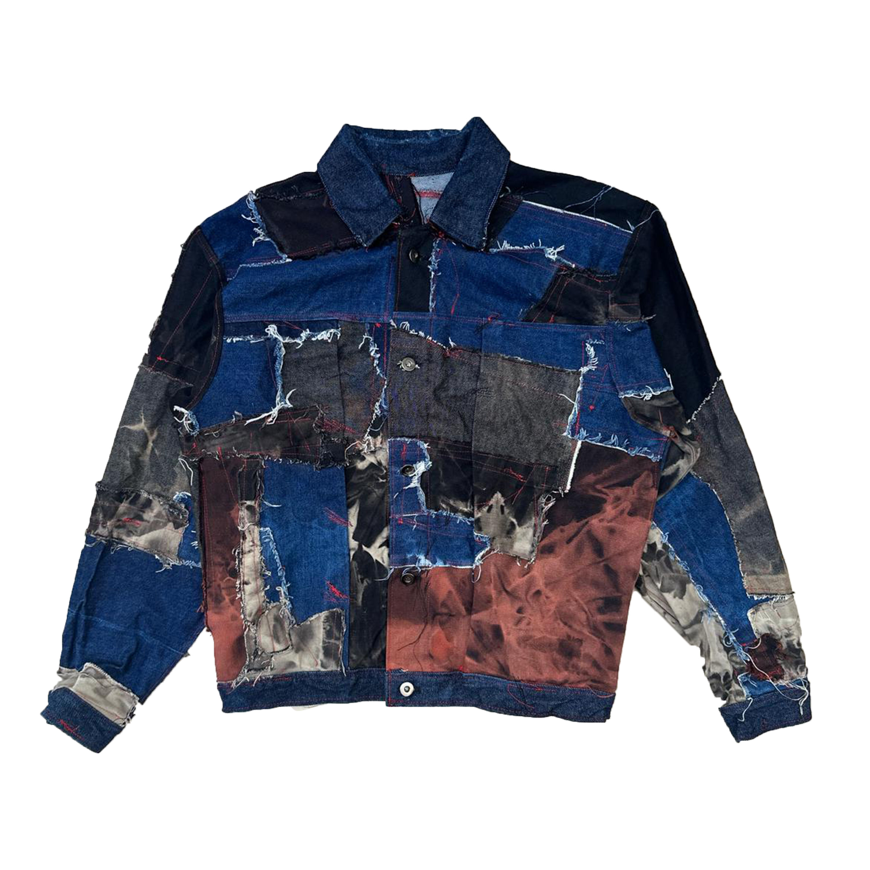 Full Patchwork Hybrid Jacket