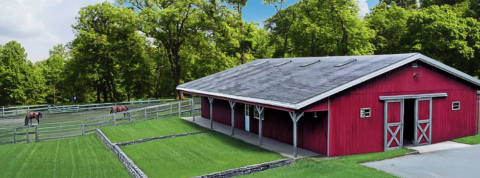 The barn at Heritage Ranch