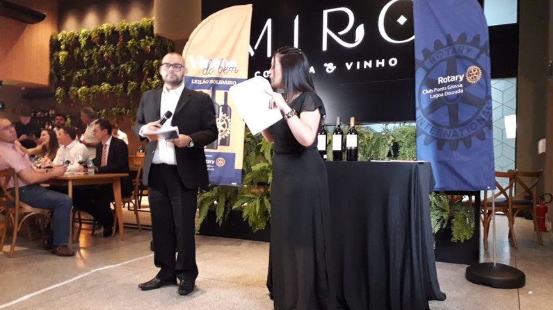 Rotary Club Lagoa Dourada de Ponta Grossa realiza Leilão Solidário – Vinhos do Bem