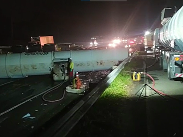 VÍDEO: Trecho da BR-376 fica interditado por mais de 12 horas