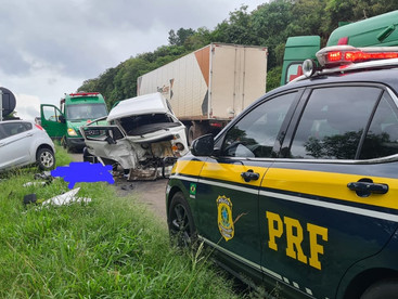 Acidente na BR-373 tem uma pessoa morte e três feridas