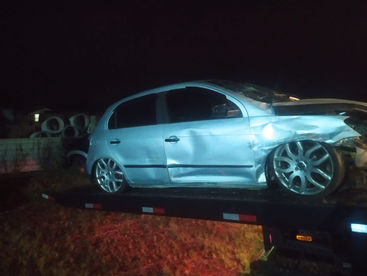 Carro capota e motorista morre na PR-151