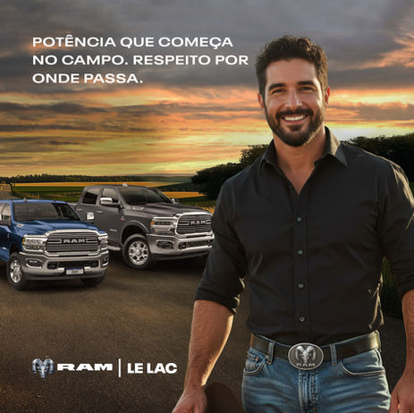 Campanha promocional RAM Le Lac.
RAM Le Lac - Promotional campaign.