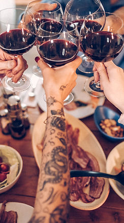Cheers Over Dinner