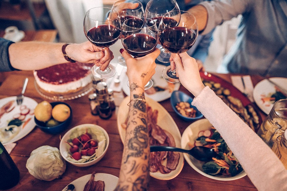 Buffet de Confraternização entre amigos e família