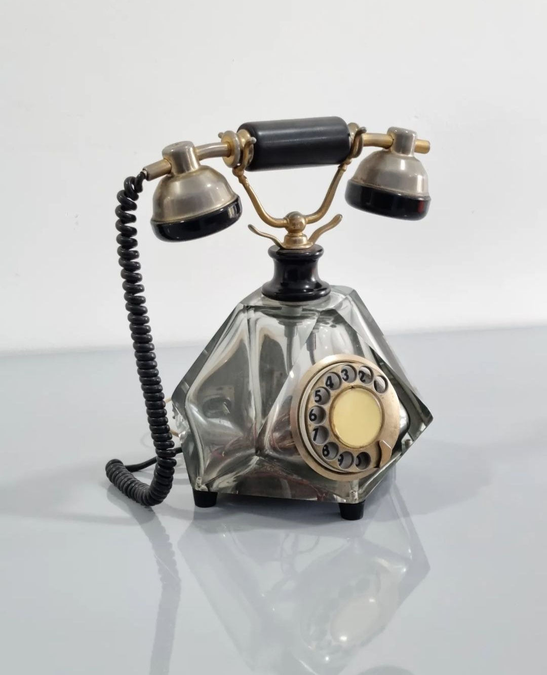 Magnífico Telefone Antigo 24K Gold Plated