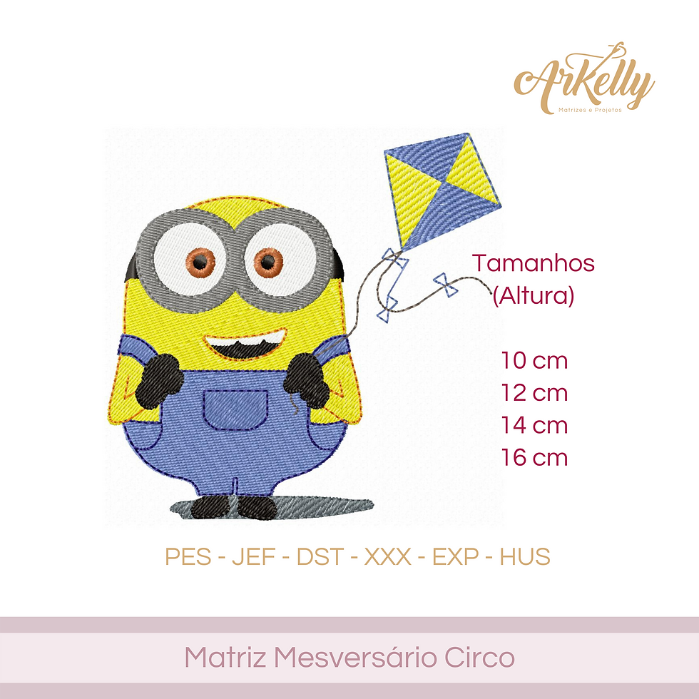 Miniatura: Matriz Minion Menino