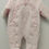 Thumbnail: Kleo kids pink diamante sleepsuit