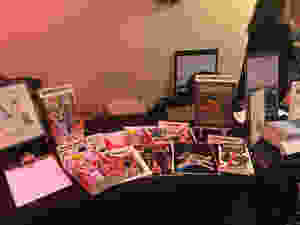 My table at Antietam Valley Farmer’s Artists and Author Holiday Market on Dec. 17, 2018