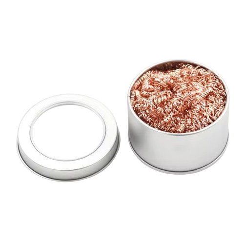 Malha de Limpeza para Ferro de Solda com Caixa Metálica