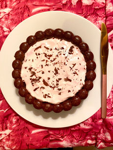 Torta cioccolato rosé