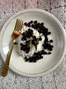 Riso Basmati con ceci neri della Murgia e salvia per la Luna Nuova in Pesci