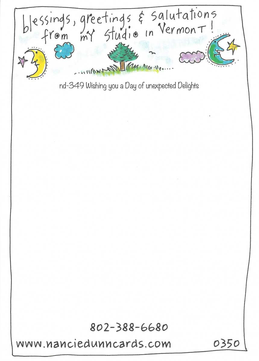 Thumbnail: Wishing you a day of unexpected delights nd-349