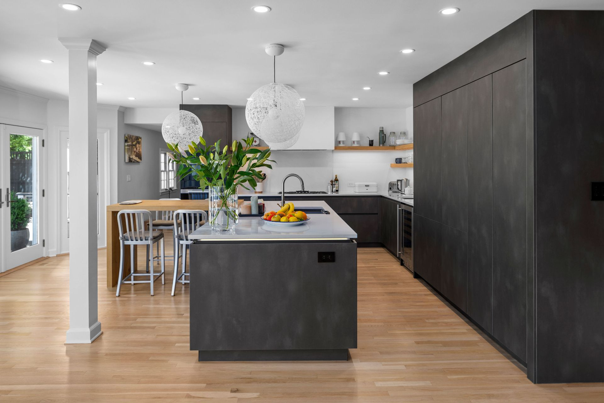 Charcoal Modern Dark Grey Kitchen Bold & Sophisticated