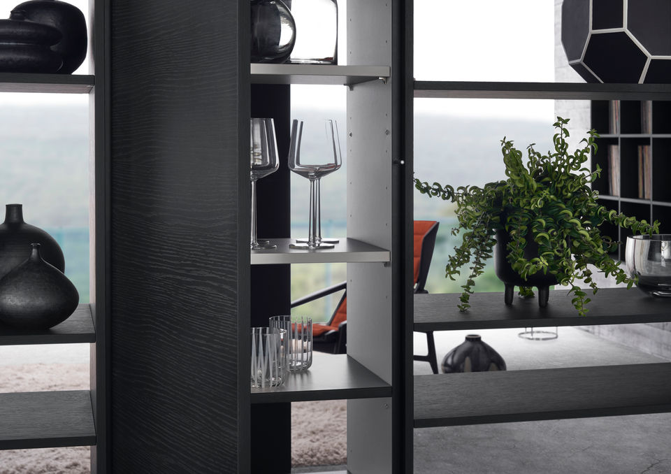 Open Concept Kitchen Cabinets with Architectural Design
