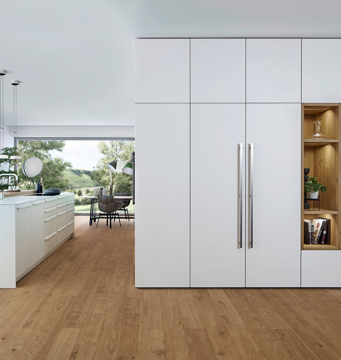 White European Kitchen Cabinets Designed for minimalist Living
