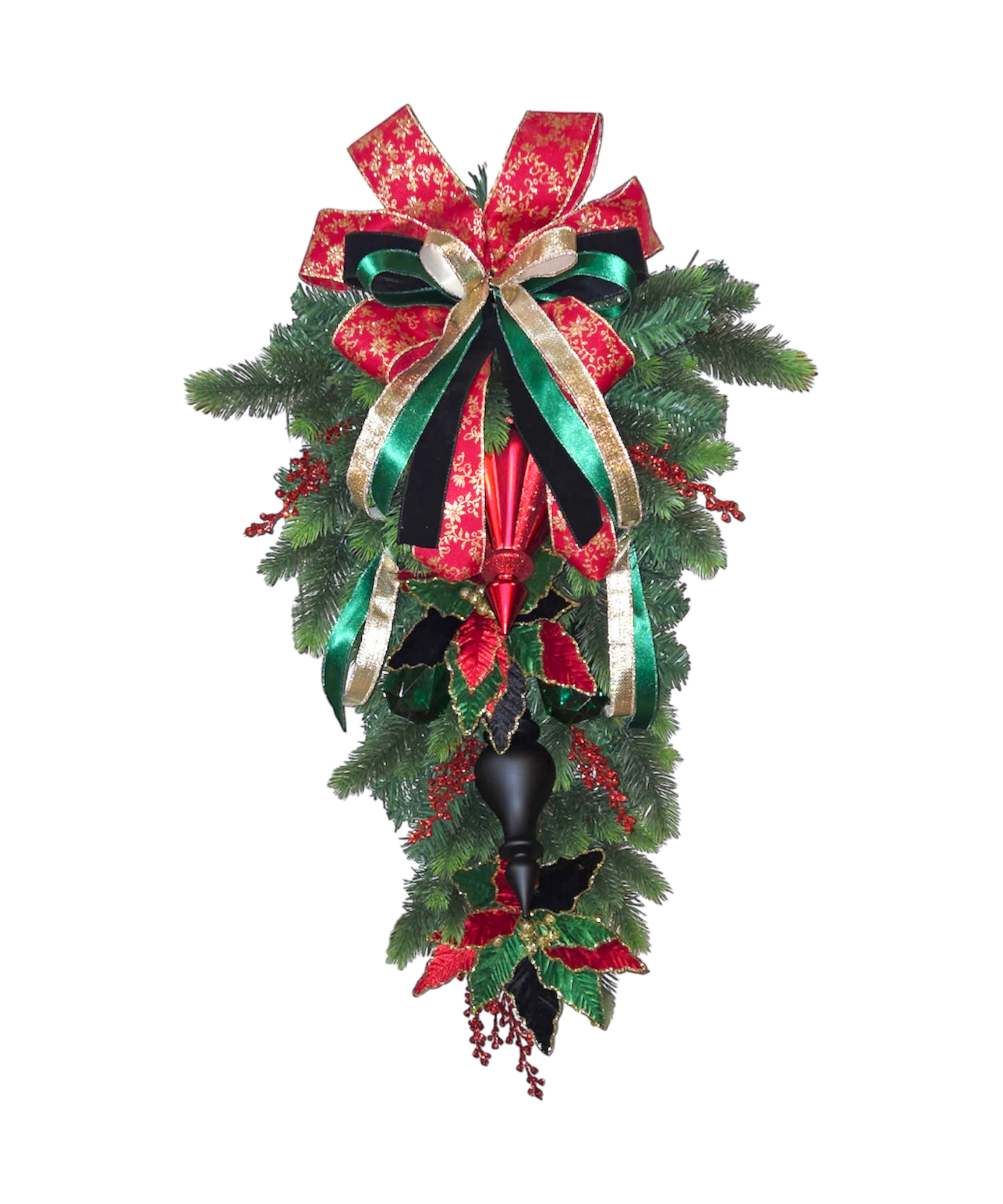 Poinsettia Swag