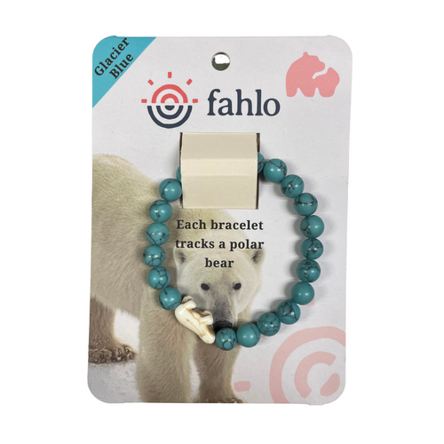 Polar Bear Tracking Bracelet (Glacier Blue) Smoky Mountain Relic