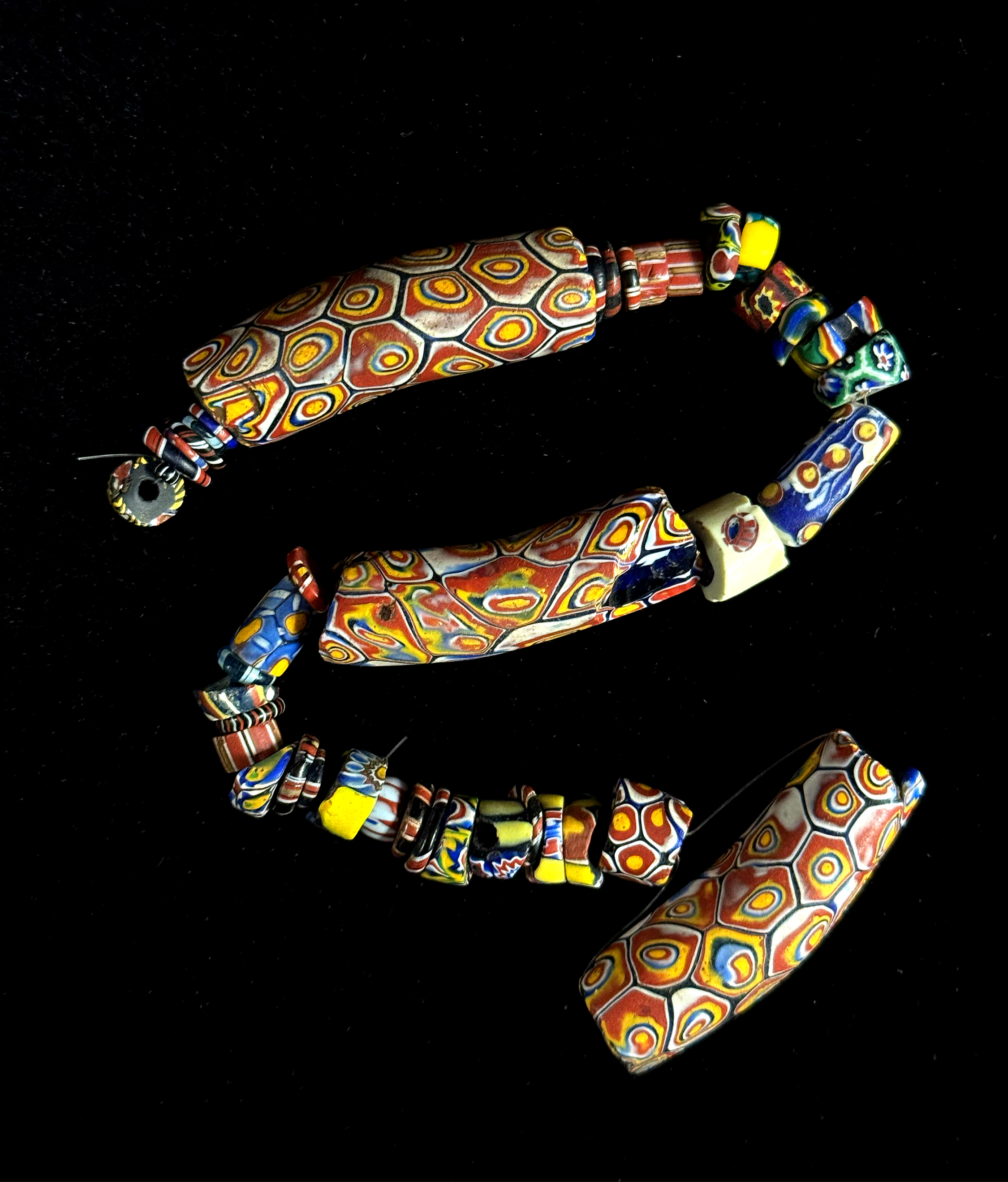 African Millefiori Trade Beads