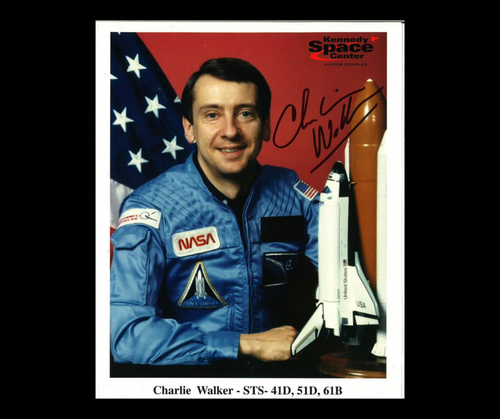 Astronaut Charlie Walker Autograph & Biographical Data | Smoky