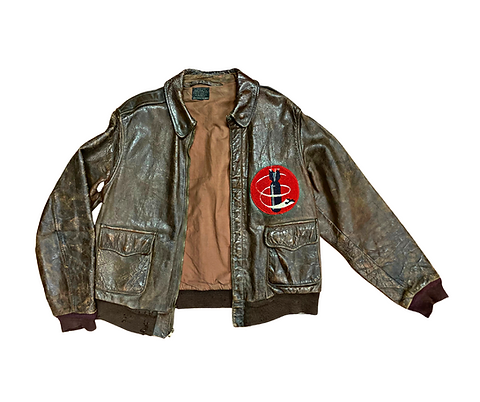 WW2 709th Bombardment Squadron Type A-2 Leather Flight Jacket