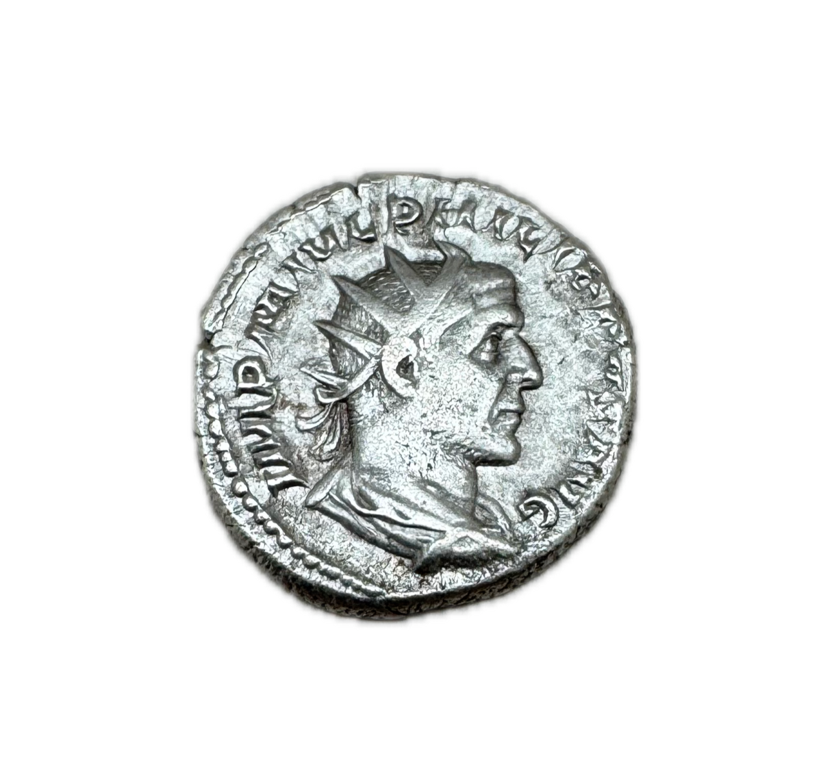 Roman Coin Emperor Philip I (Front)