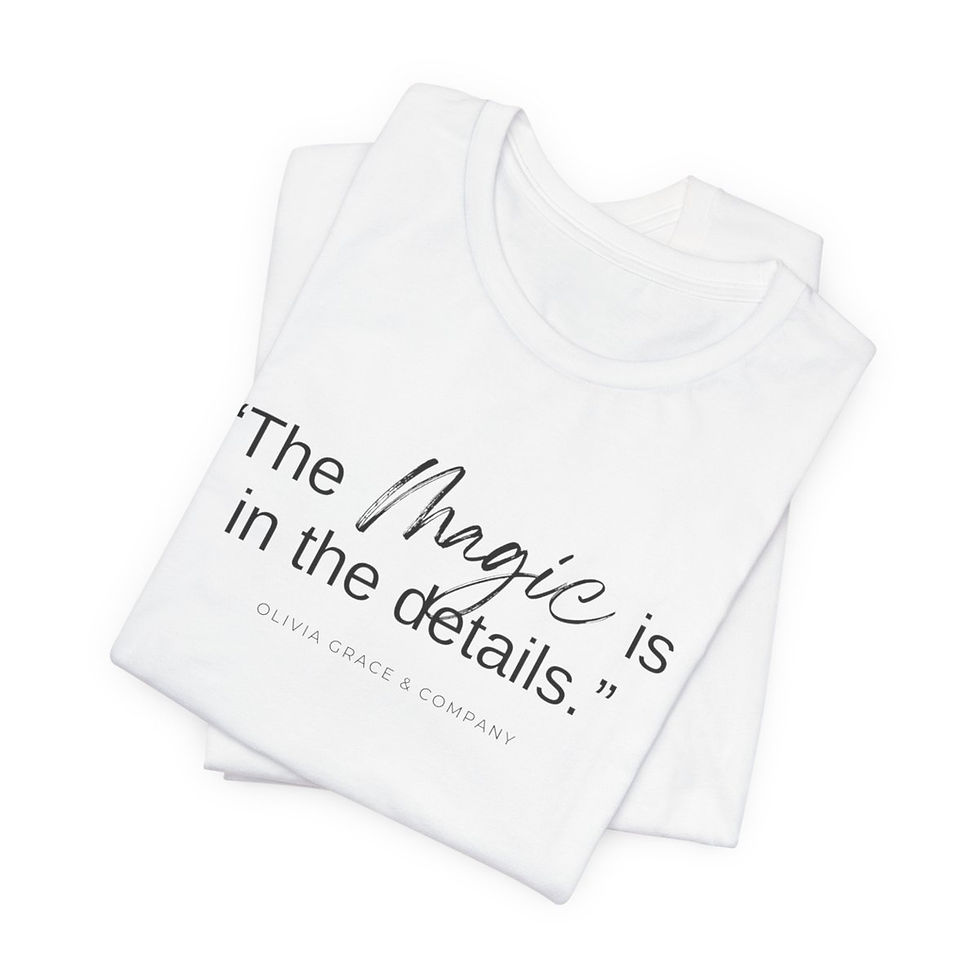Thumbnail: "Magic in Details" Adult Short Sleeve Tee