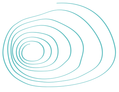 House Of Mon logo with moon and spiral labyrinth